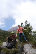Следующее фото: Подъем на вулкан Мерапи. Я и Супермен