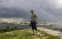 Следующее фото: Я загораживаю панораму Гаваны