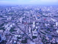 Вид на Бангкок с верхушки отеля Байок